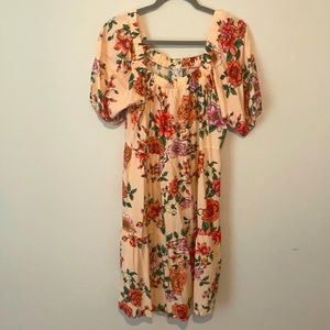 floral midi dress